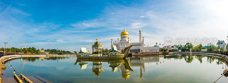 苏丹Omar Ali Saifuddin Mosque，文莱